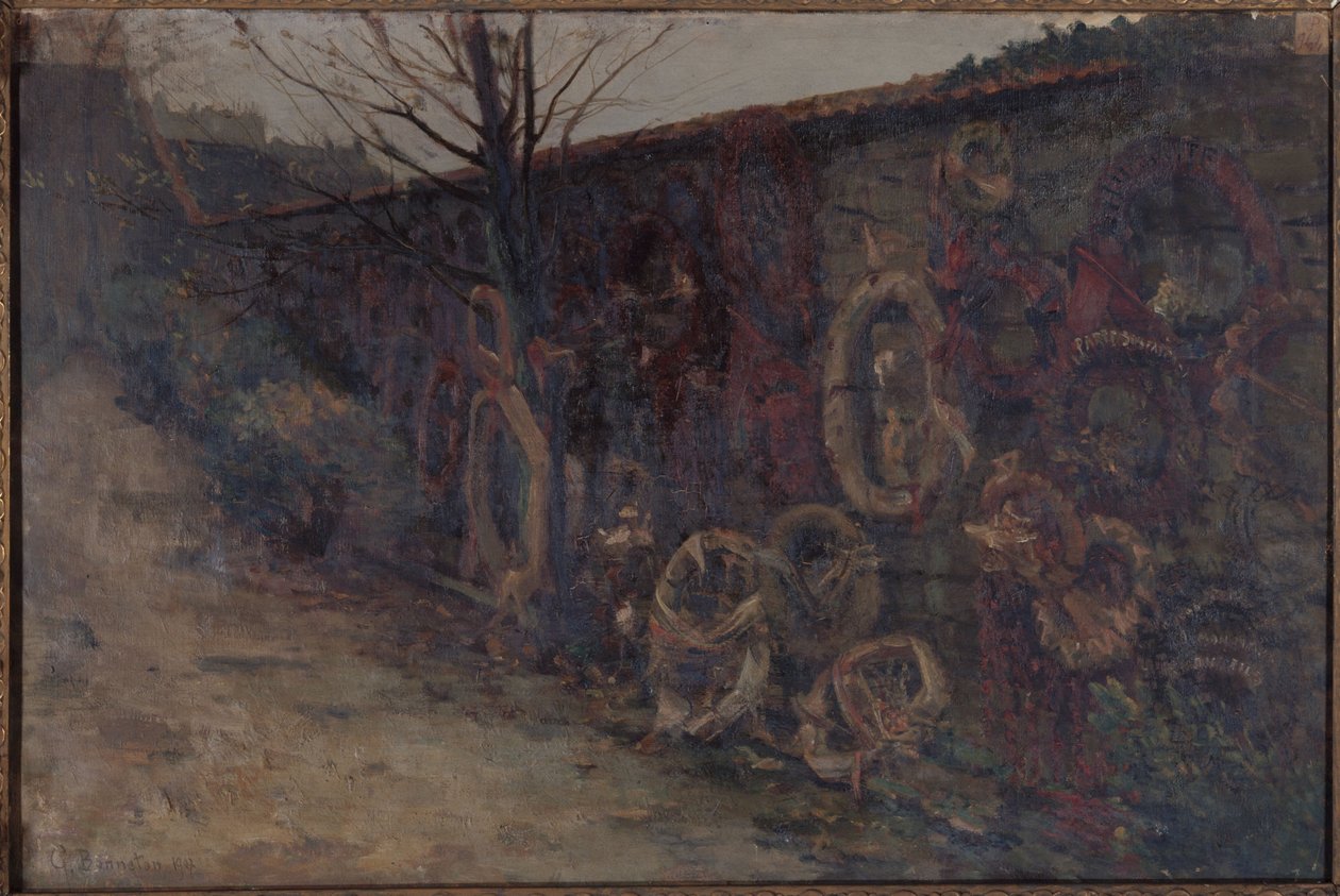 Le Mur des Fédérés au cimetière du Père-Lachaise - Germain Eugene Bonneton