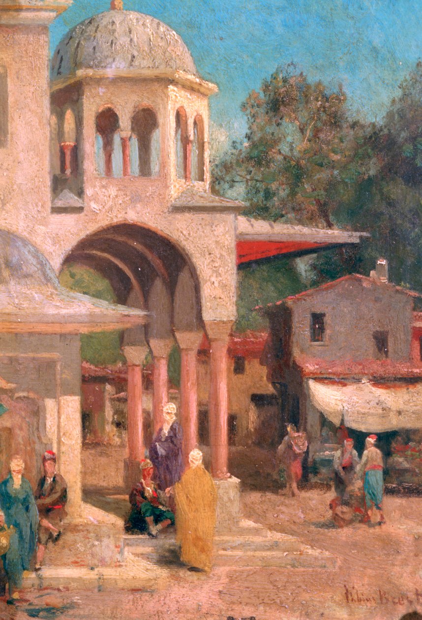 Devant la mosquée, 1823-1900 - Germain Fabien Brest