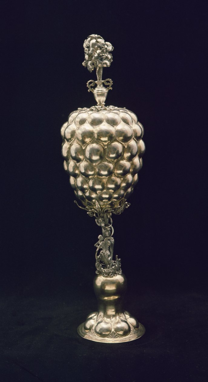 Coupe à godrons (argent doré) - German School