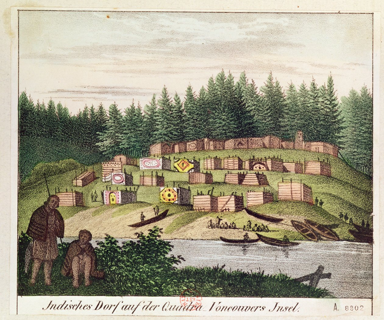 Campement indien sur l