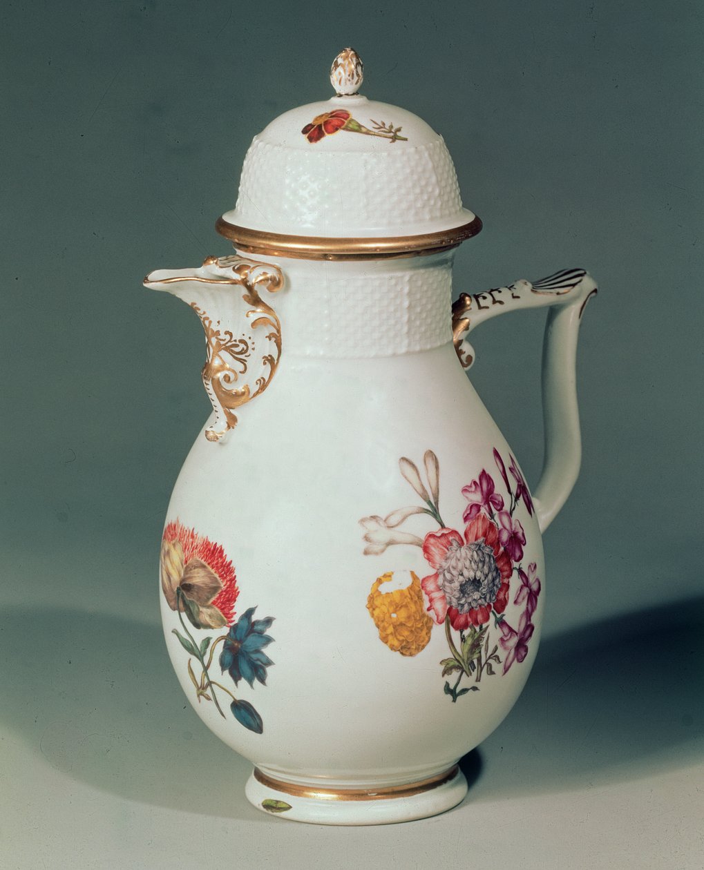 Cafetière de Meissen, vers 1740-50 - German School