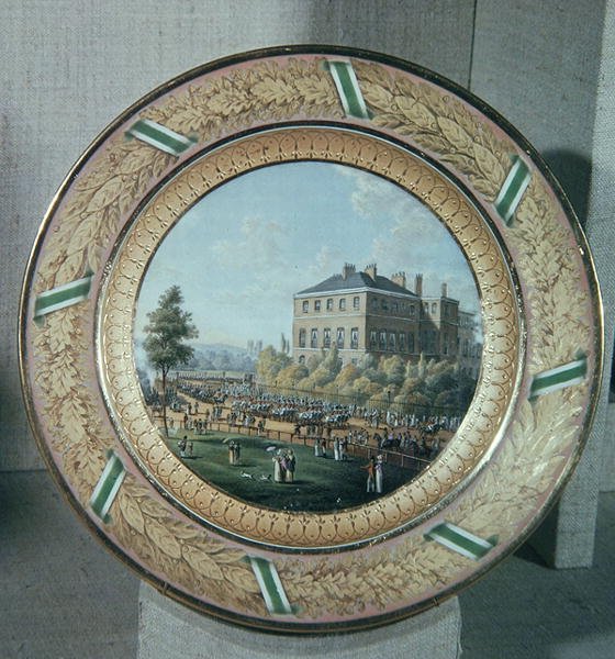 Assiette de Meissen, décorée d