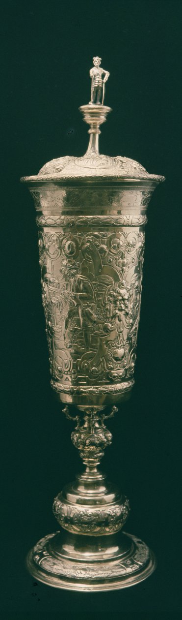 Coupe et couvercle debout, Nuremberg, vers 1600 - German School