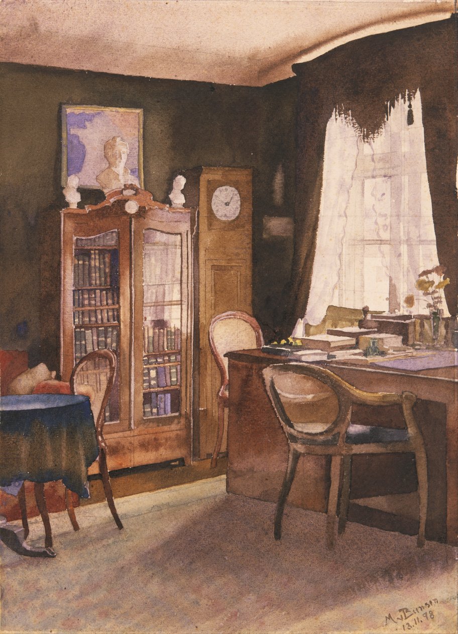 Le bureau de Theodor Fontane - German School