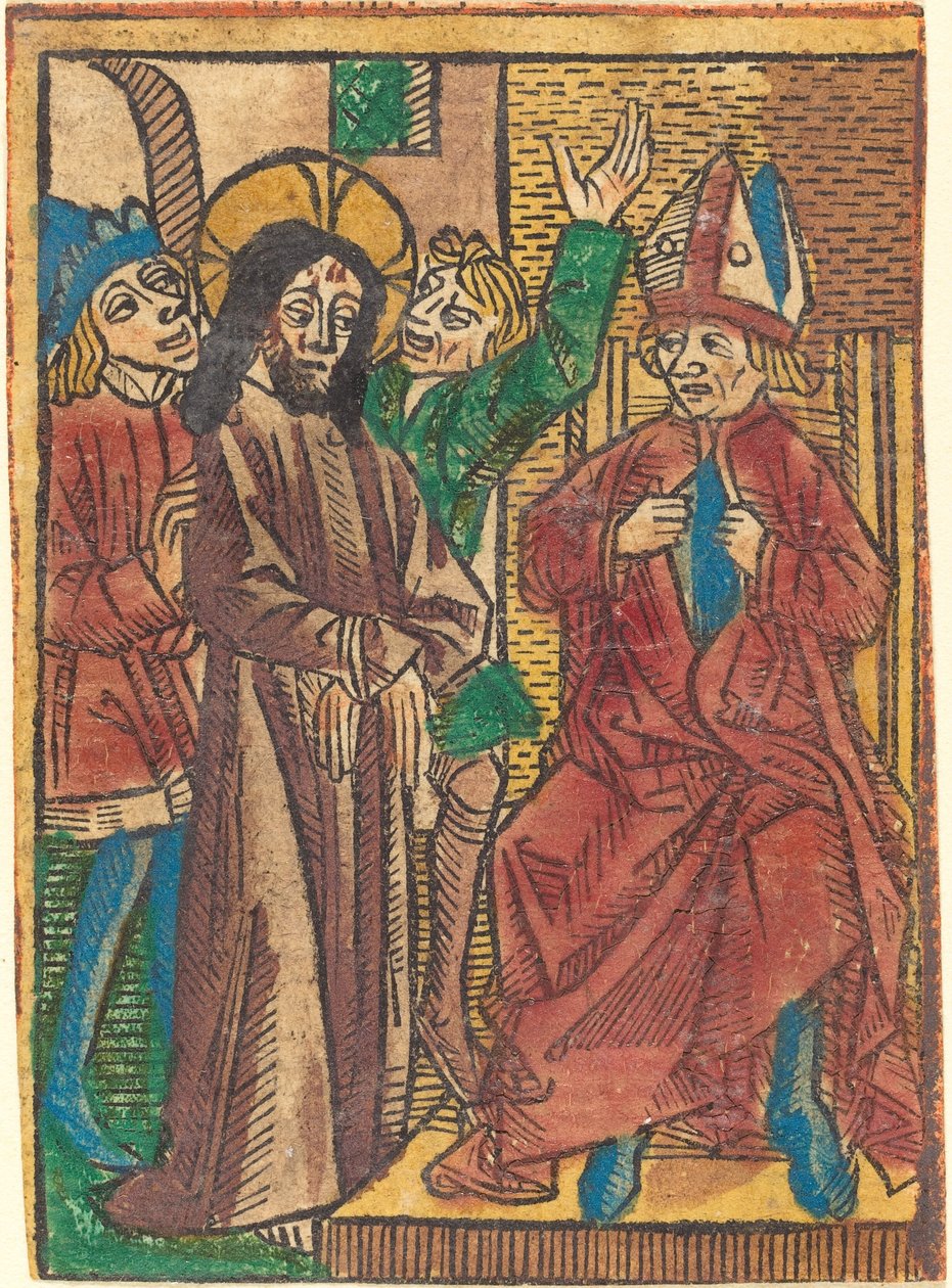 Devant Caïphe - German 15th Century
