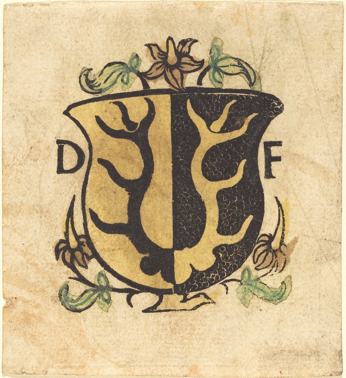 Ex-libris de Dominicus Frauenfelder - German 15th Century