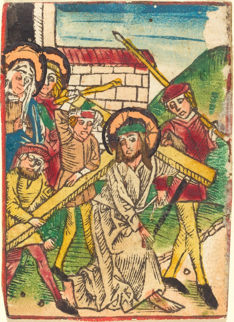 Christ portant la Croix - German 15th Century