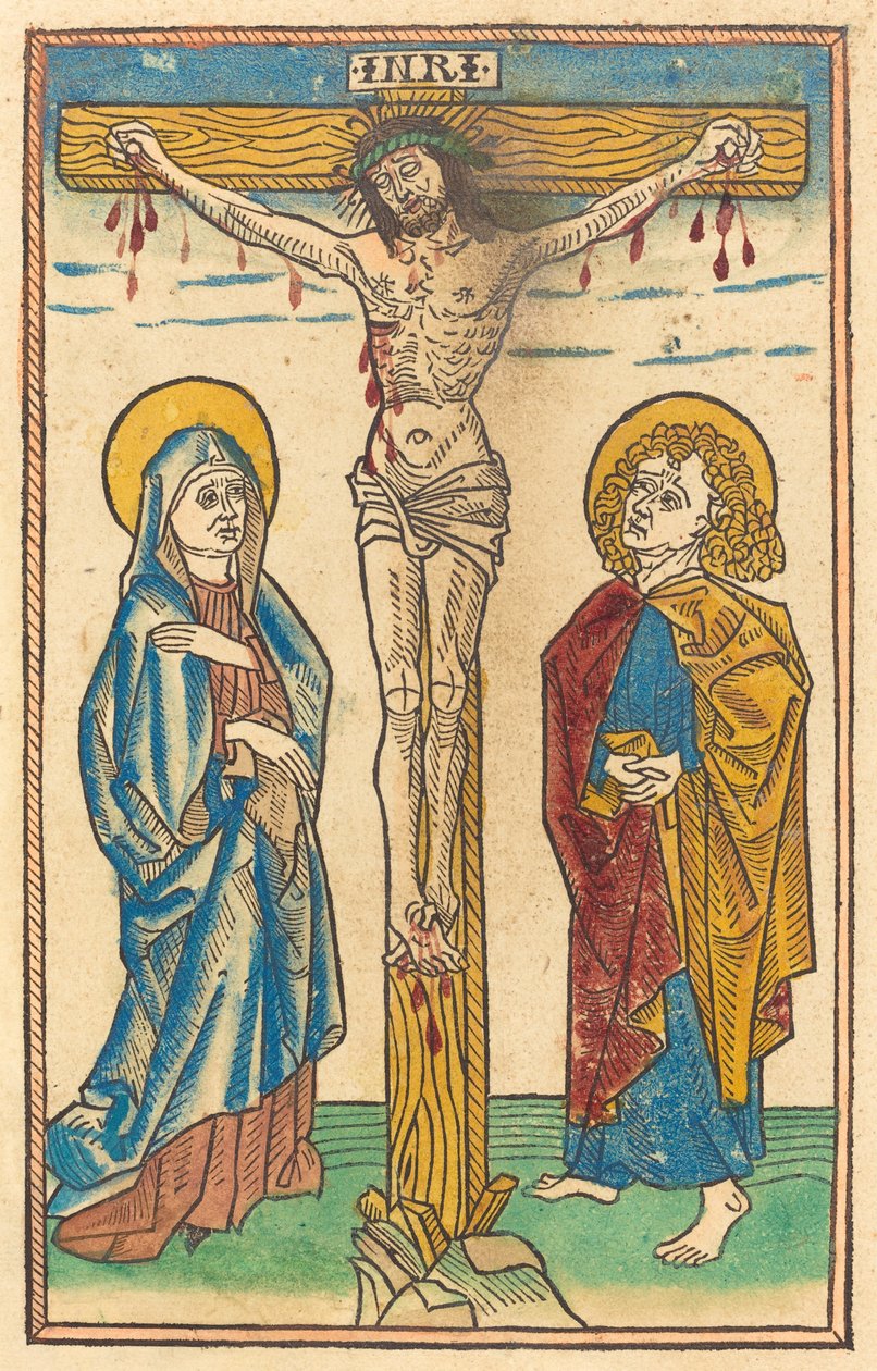 Christ en croix - German 15th Century