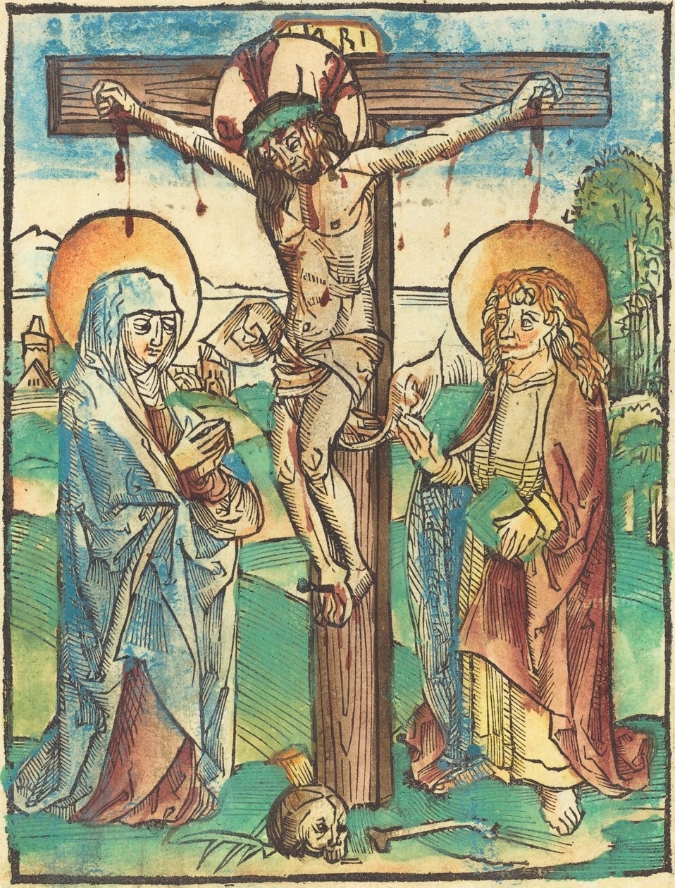 Christ sur la croix - German 15th Century