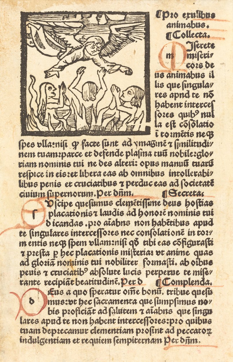 Purgatoire - German 15th Century
