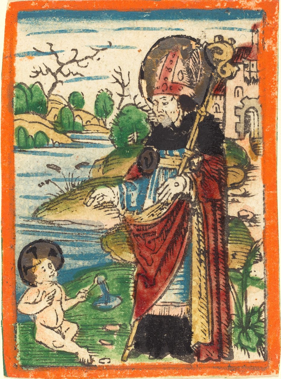 Saint Augustin - German 15th Century