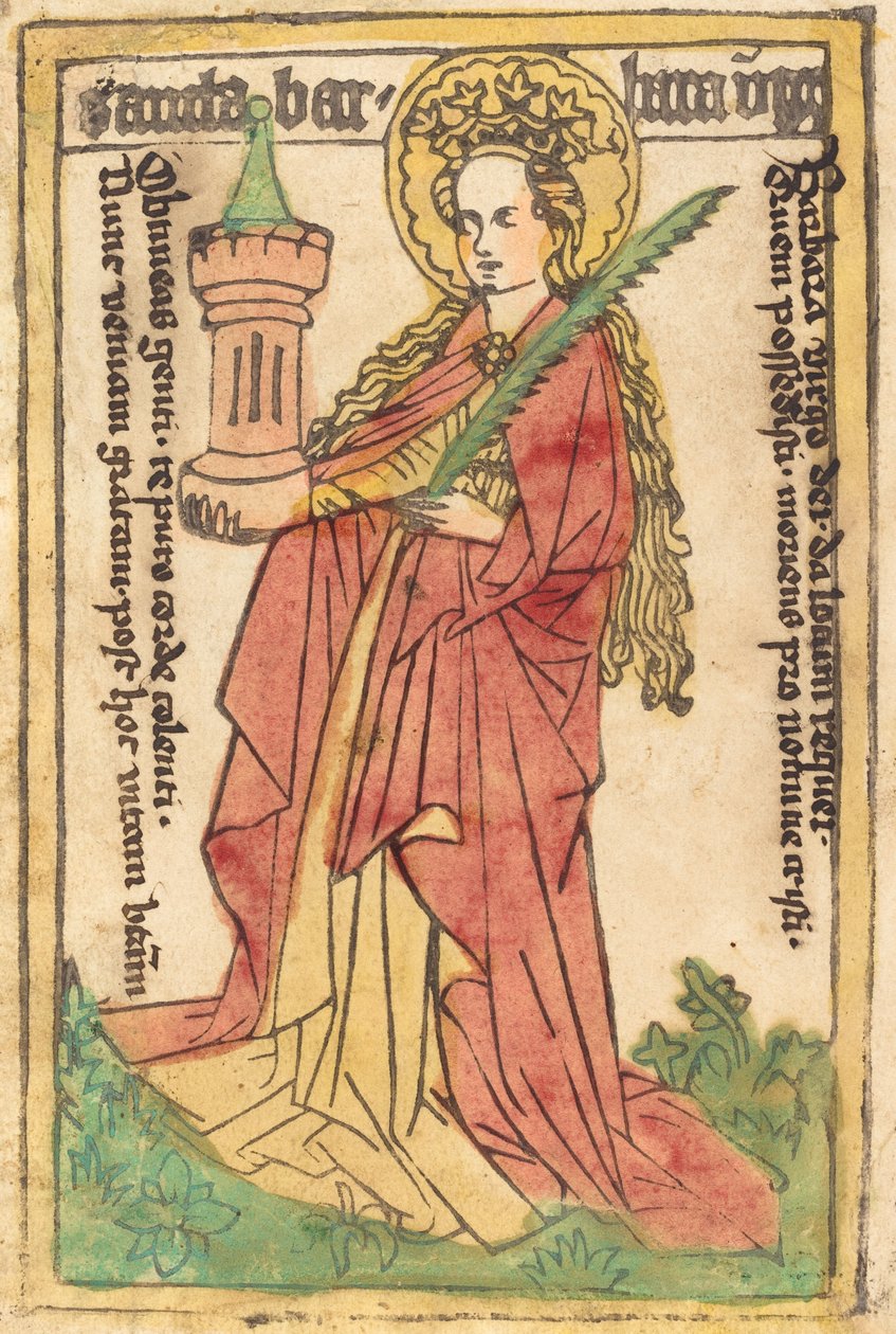 Sainte Barbara - German 15th Century