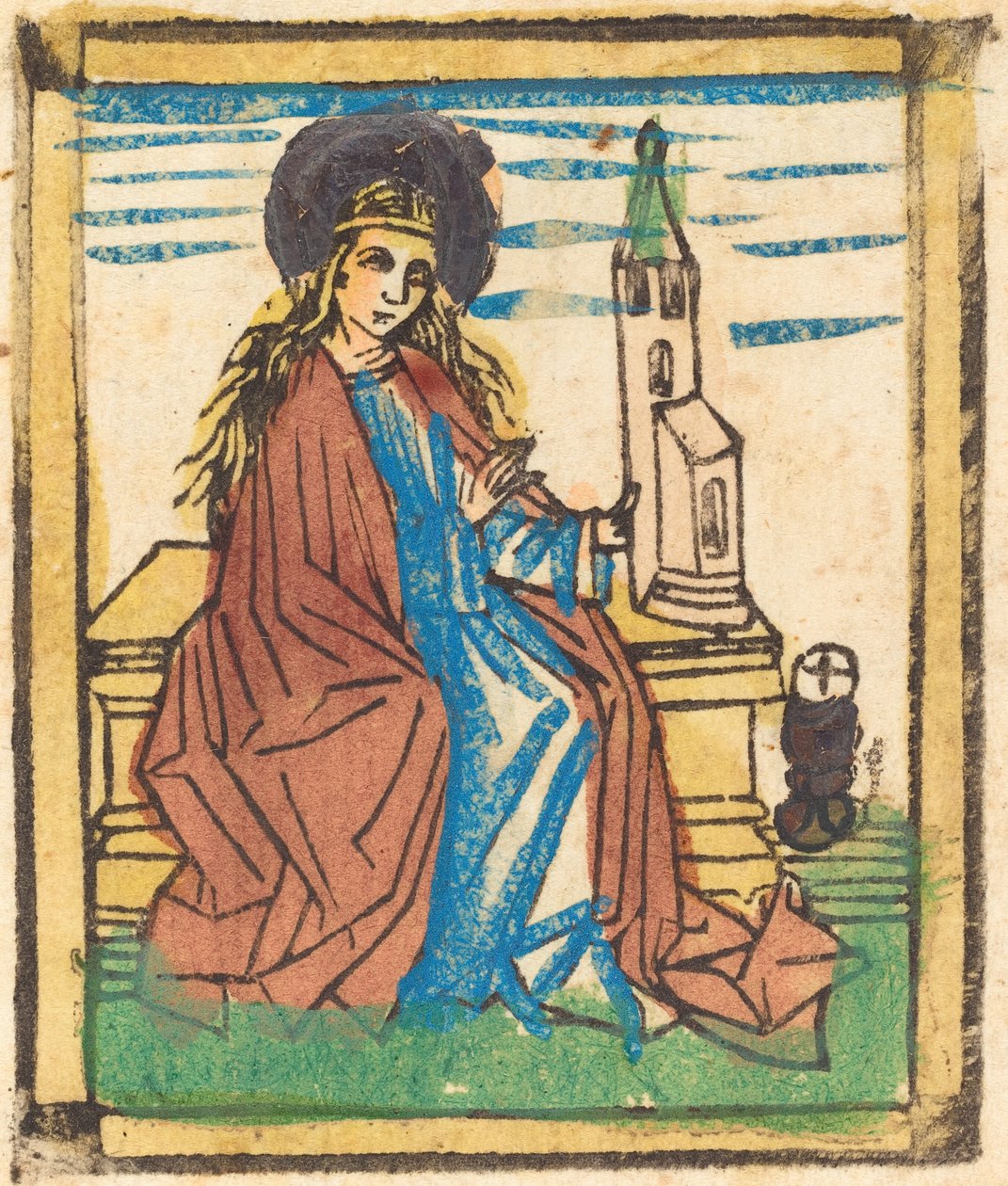 Sainte Barbe - German 15th Century