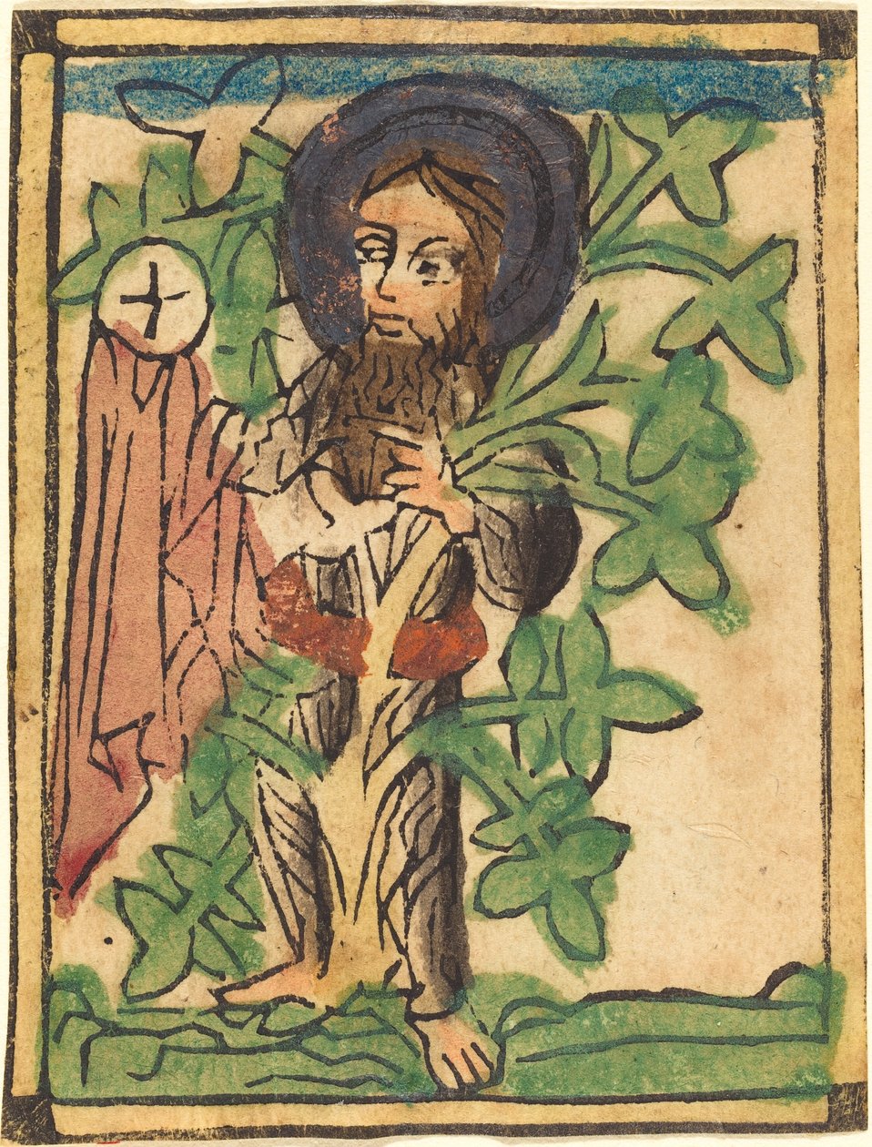 Saint Onuphre - German 15th Century
