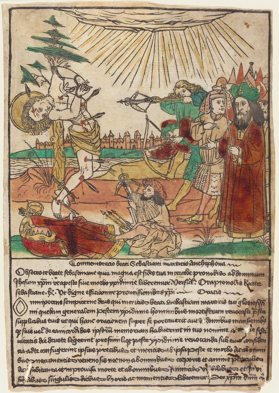 Saint Sébastien - German 15th Century