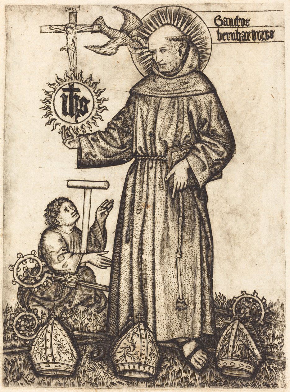 Saint Bernardin - German 15th Century