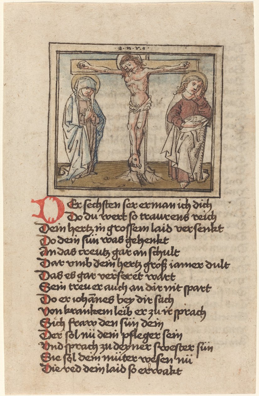 La Crucifixion - German 15th Century
