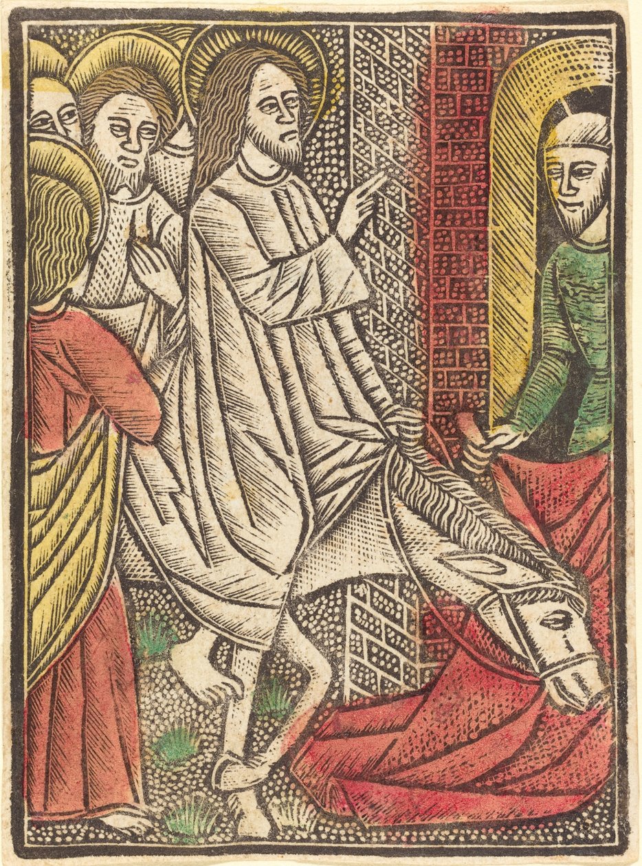 Entrée à Jérusalem - German 15th Century
