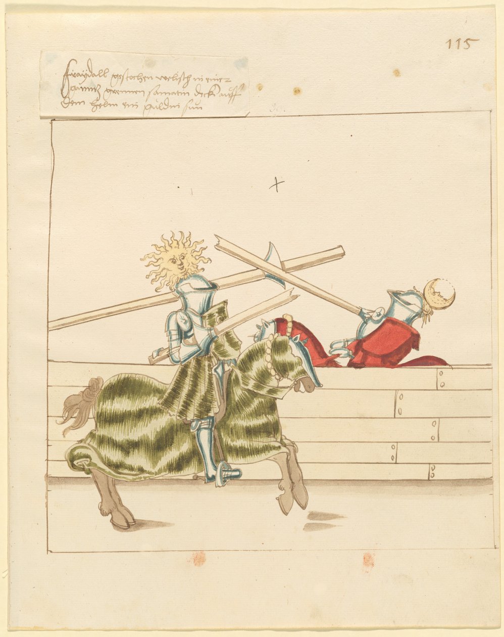Joute de paix italienne - German 16th Century