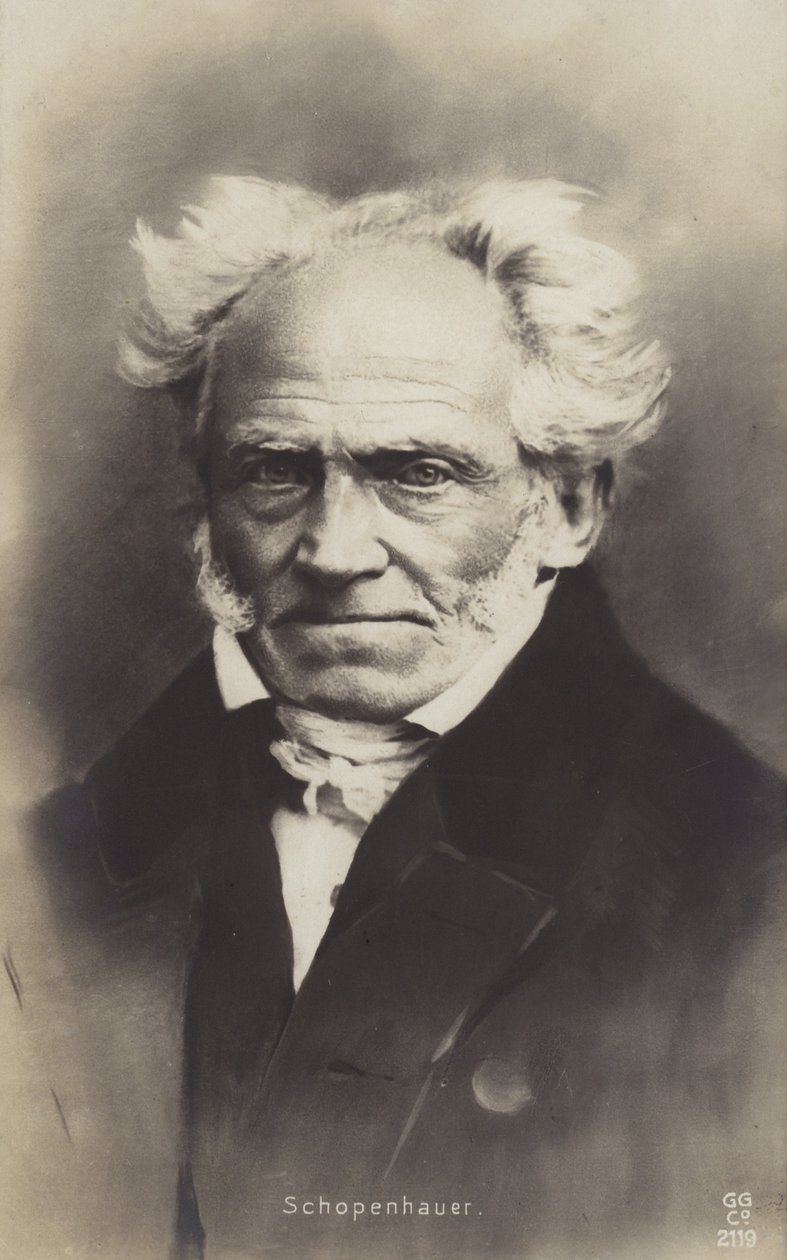 Arthur Schopenhauer (1788-1860), philosophe allemand (photo n/b) - German Photographer