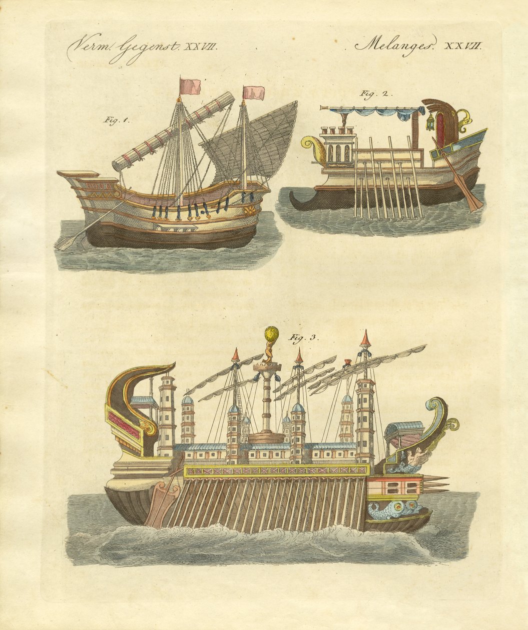 Navires anciens - German School