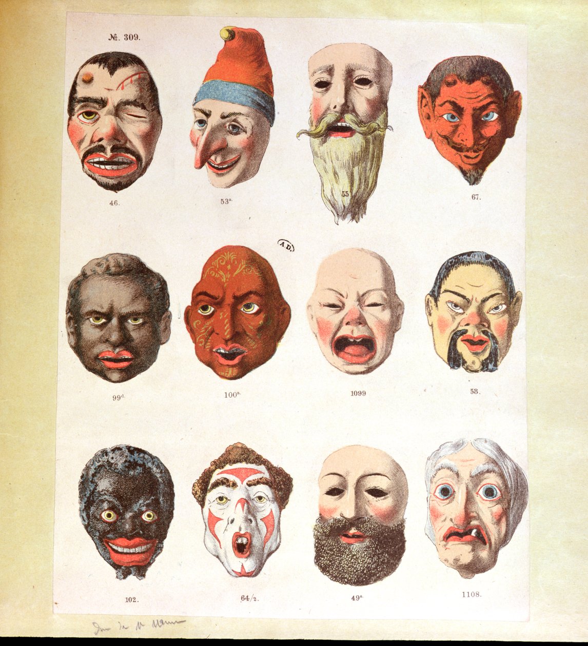 Masques de carnaval - German School