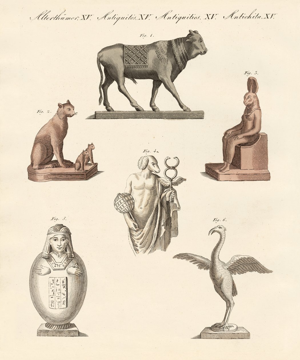 Divinités égyptiennes - German School