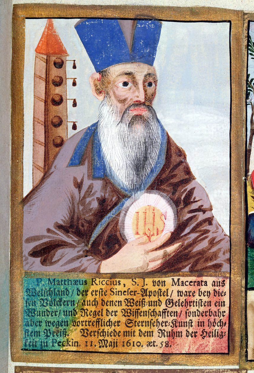 Père Matteo Ricci (1552-1610) en costume mandarin - German School