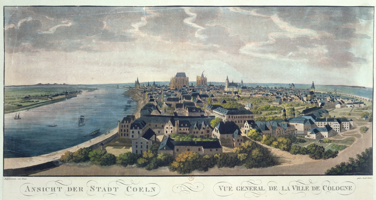 Vue générale de Cologne - German School