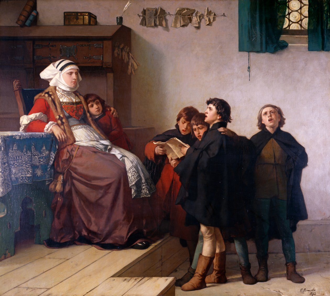 Thème historique, 1872 - German School