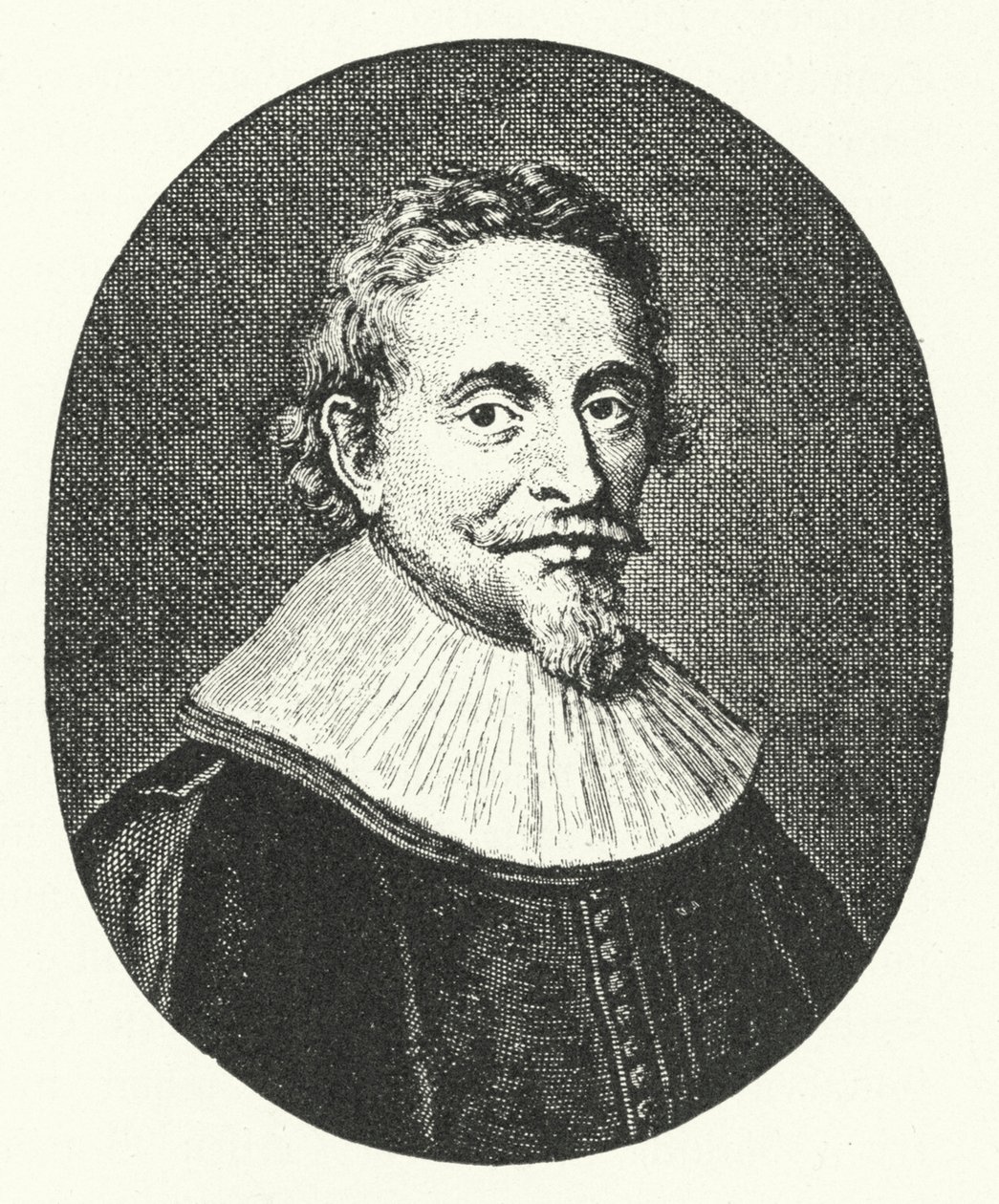 Hugo Grotius, juriste néerlandais (gravure) - German School