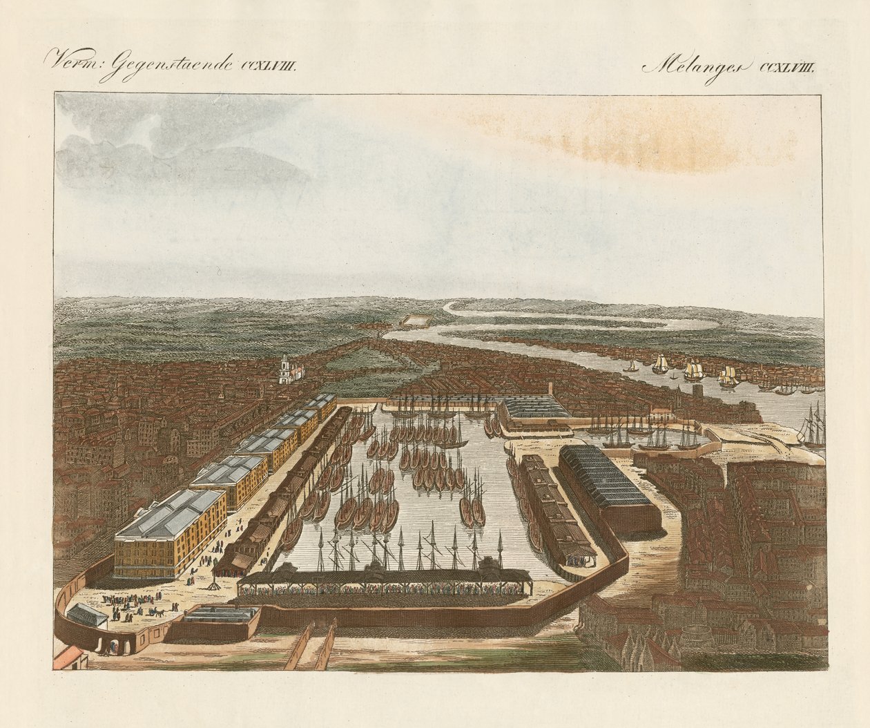 Les docks de Londres - German School