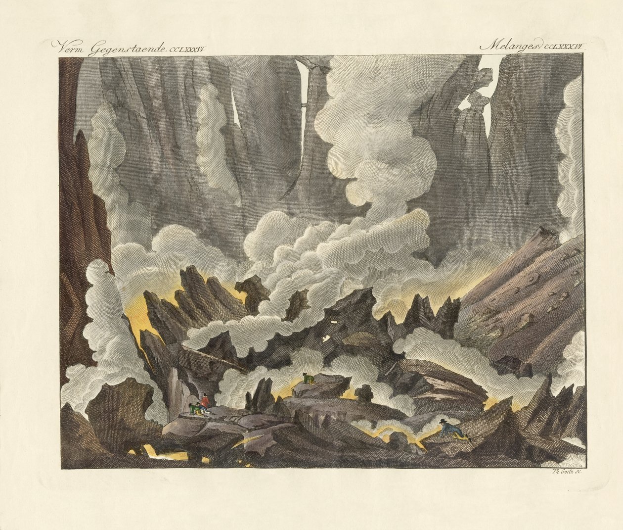 Le mont Etna en Sicile - German School