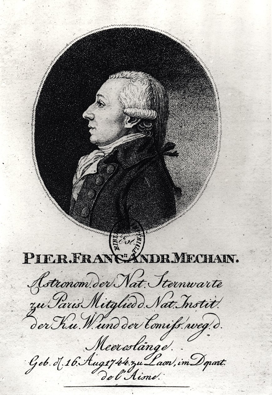 Portrait de Pierre Méchain - German School