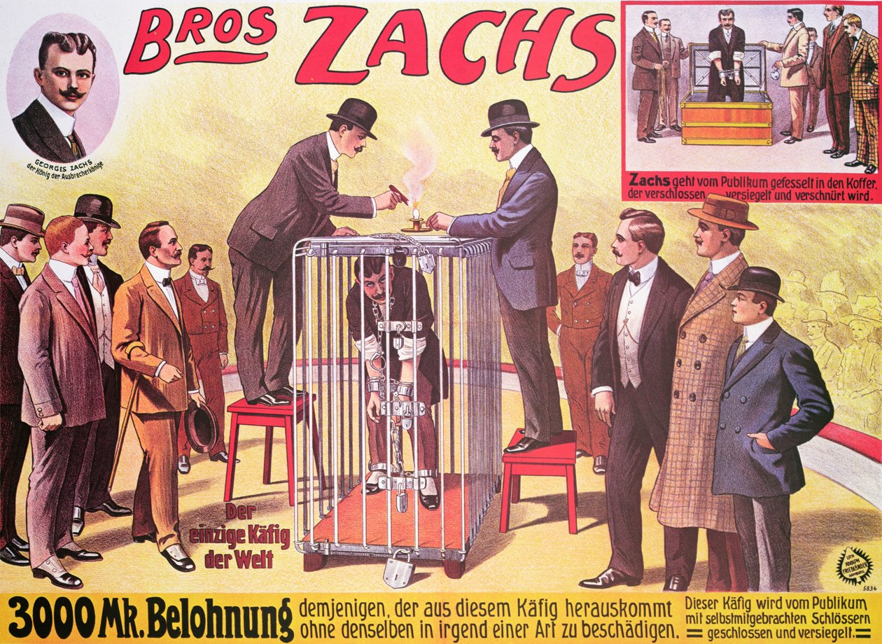 Affiche publicitaire pour les 