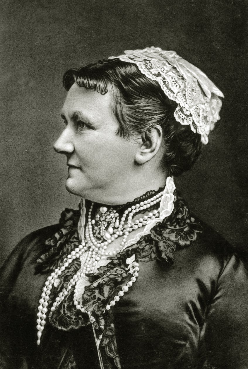 Reine Carola de Saxe c.1890 (photo n/b) - German School