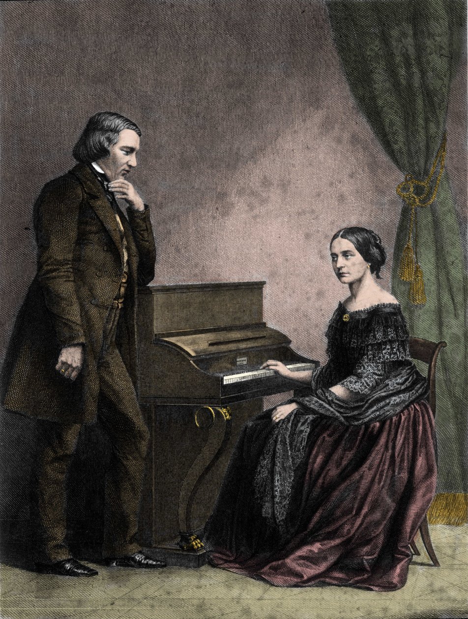 Robert et Clara Schumann, musiciens allemands - German School