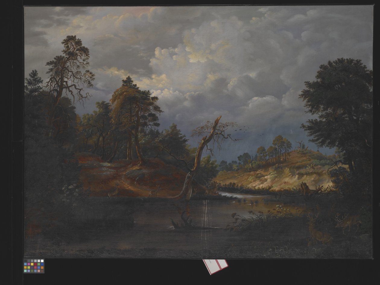 Paysage romantique - German School