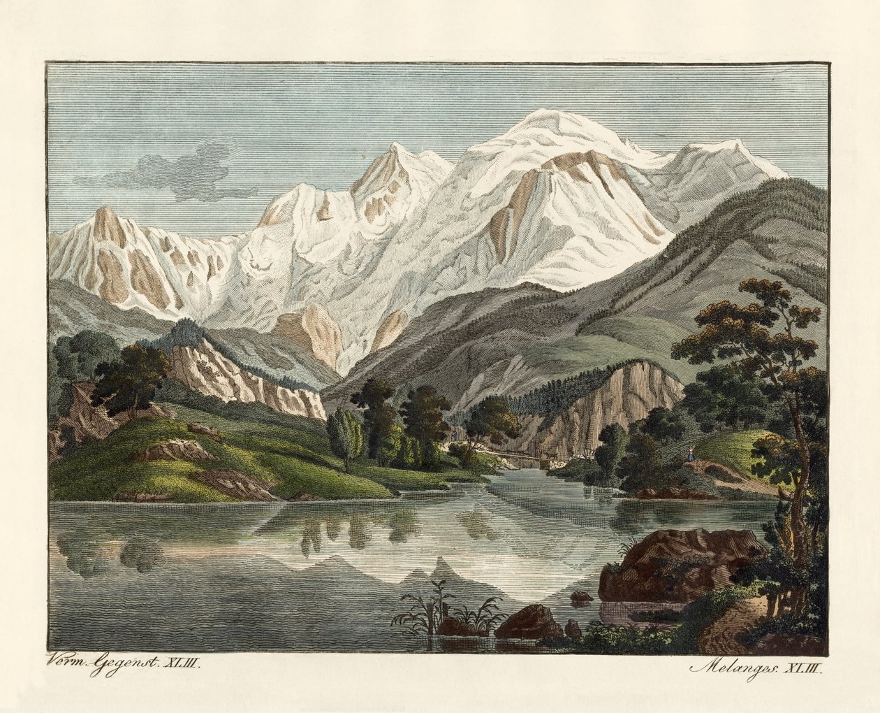 Montagnes enneigées - German School