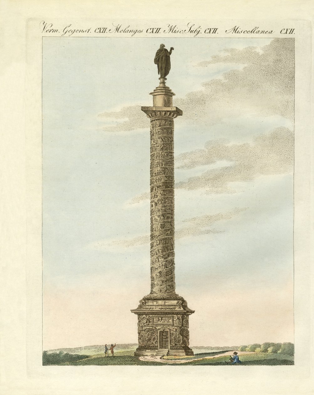 Colonne Trajane à Rome - German School
