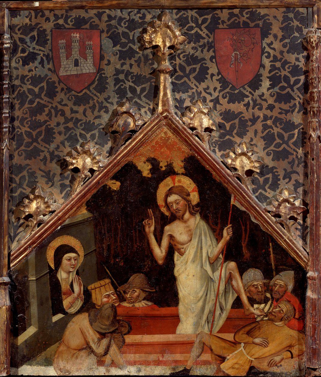 La Résurrection, 15e siècle - German master.
