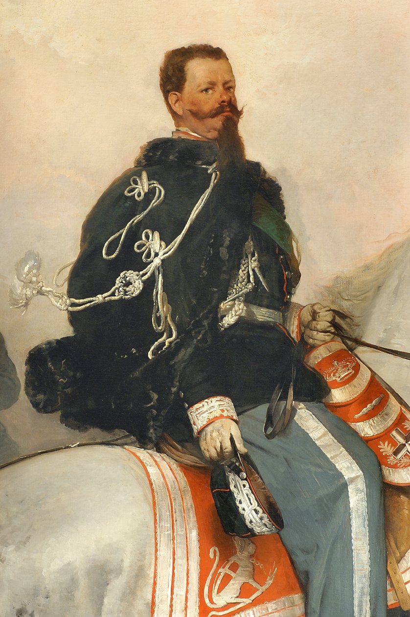 Vittorio Emanuele II à cheval - Gerolamo Induno
