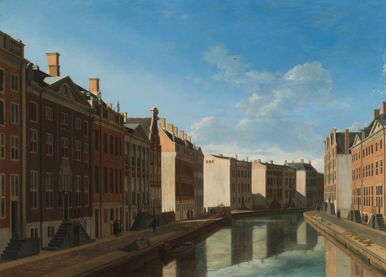 Vue sur le Herengracht à Amsterdam - Gerrit Adriaensz Berckheyde