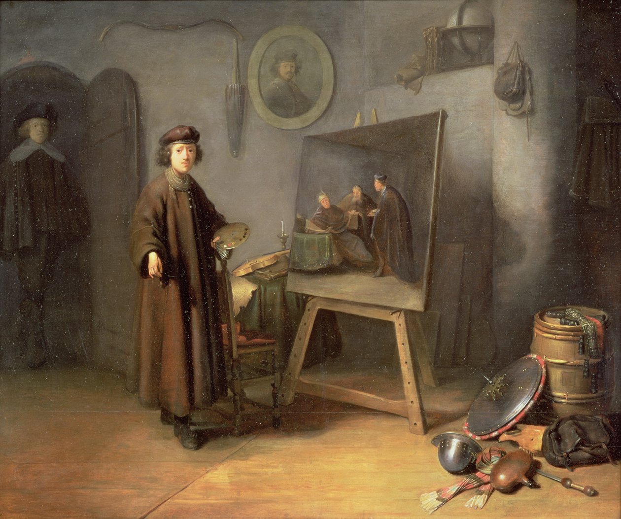 Un Peintre dans son Atelier - Gerrit Dou