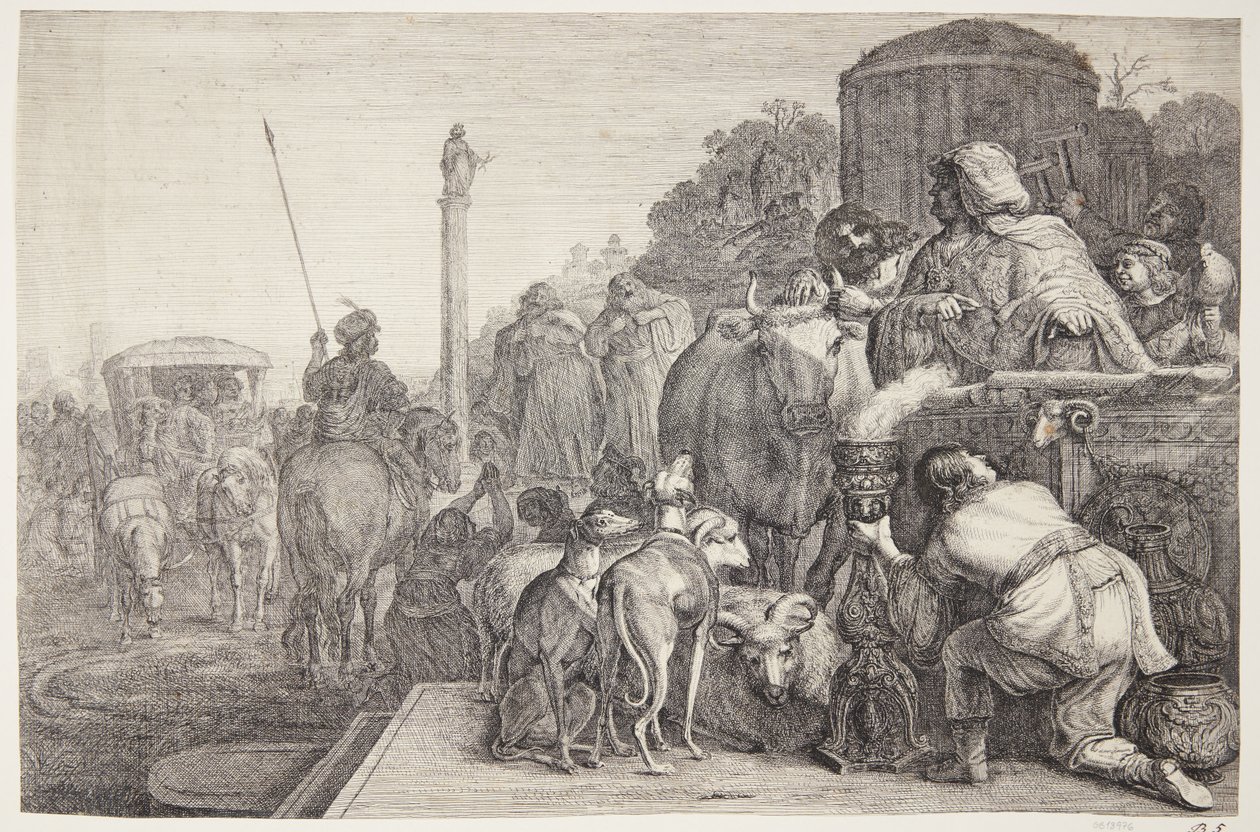Paul et Barnabas à Lystra - Gerrit Claesz. Bleker