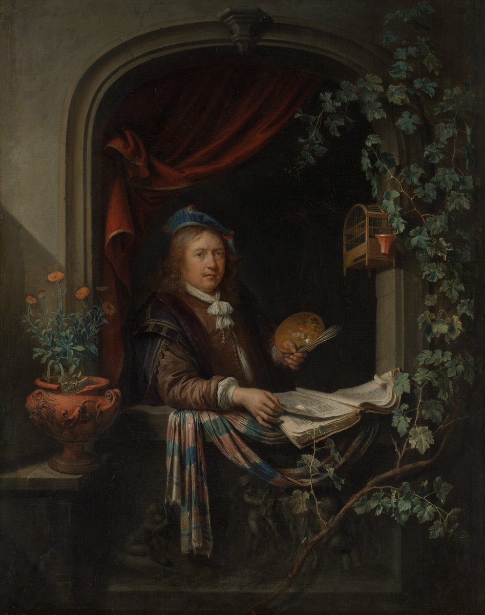 Autoportrait, vers 1665 - Gerrit Dou