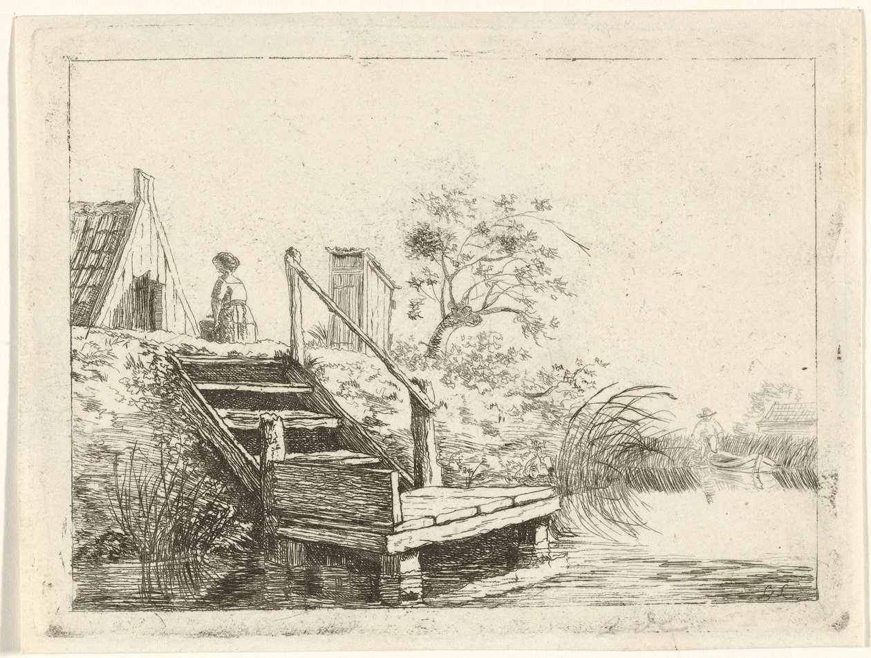 Escalier au bord de l