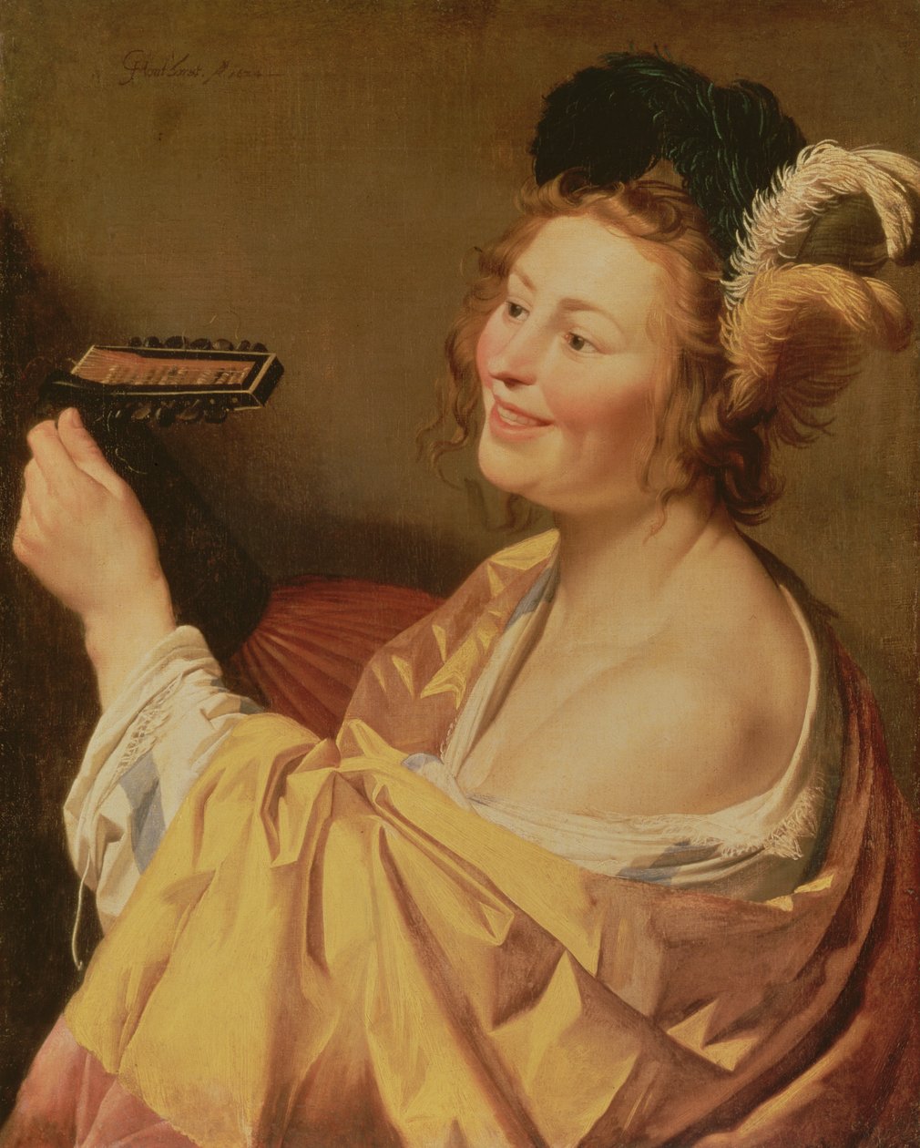 Un musicien, 1624 - Gerrit van Honthorst