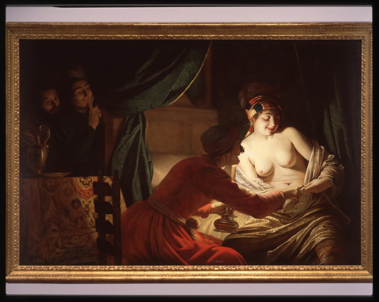 La chasse aux puces - Gerrit van Honthorst