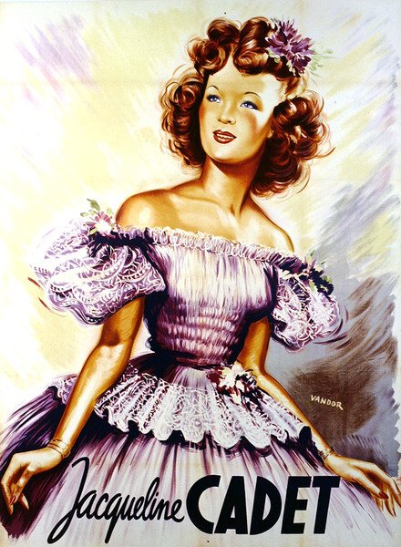 Affiche de Jacqueline Cadet - Geza Vandor